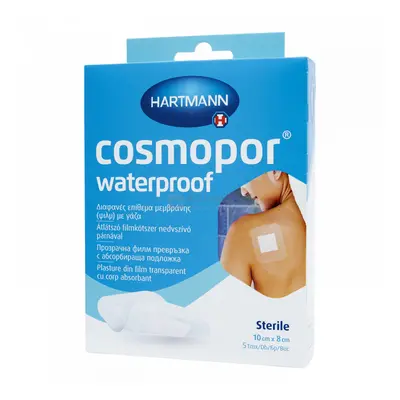 Cosmopor waterproof vízálló sebtapasz 10 x 8 cm 5 db