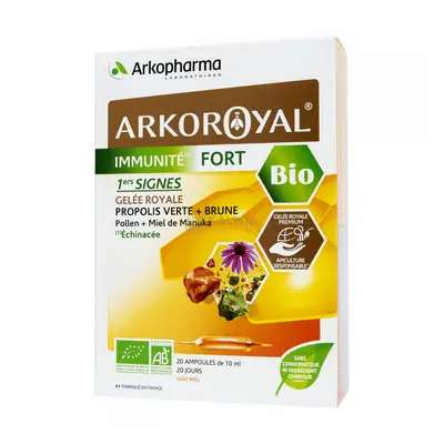 Arkoroyal bio immunité fort ampulla propolisszal 20 x 10 ml