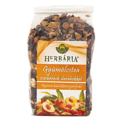 Herbária Fóliás Gyümölcstea őszibarack darabokkal 120 g