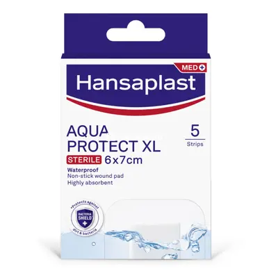 Hansaplast MED Aqua Protect XL vízálló, antibakteriális sebtapasz 5 db