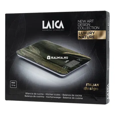 Laica Luxory szürke/arany digitális konyhai mérleg 10 kg /1 g 1 db