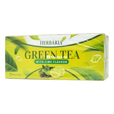 Herbária Zöld tea lime ízesítéssel 25 db