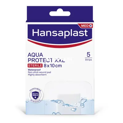 Hansaplast MED Aqua Protect XXL vízálló, antibakteriális sebtapasz 5 db