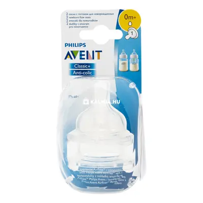 Philips Avent Classic 1 lyukú etetőcumi 0 hó+ 2 db