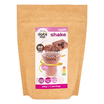 DotsDiet Diétás Kakaós-kávés ízű shake 210 g