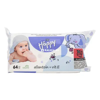 Bella Baby Happy nedves törlőkendő allantoin + E-vitamin 64 db