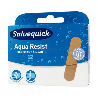 Salvequick Aqua Resist vízálló sebtapasz 12 db