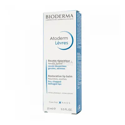 Bioderma Atoderm ajakápoló balzsam 15 ml