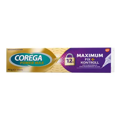 Corega Maximum Fix + Kontroll műfogsorrögzítő krém 40 g