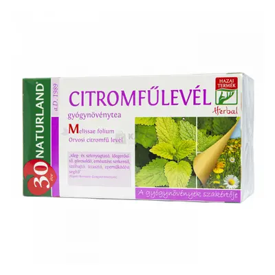 Naturland Citromfűlevél filteres tea 25 db