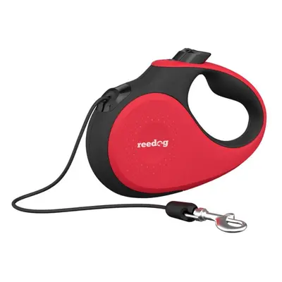 Reedog Senza Premium automata zsinóros póráz M 20 kg / 5 m zsinór / piros