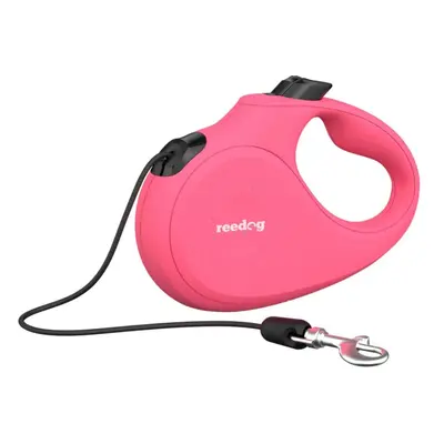 Reedog Senza Basic automata zsinóros póráz M 20 kg / 5 m zsinór / rózsaszín