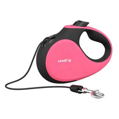 Reedog Senza Premium automata zsinóros póráz M 20 kg / 5 m zsinór / rózsaszín