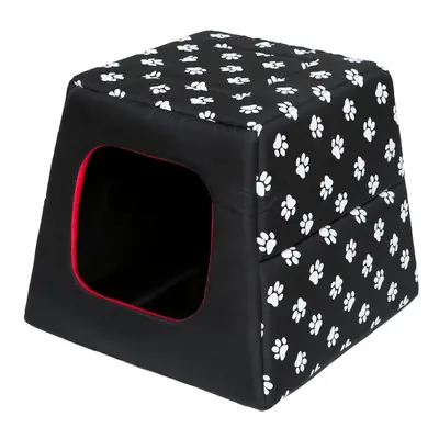 Piramis kutyaágy Reedog 2 in 1 Black Paws - S