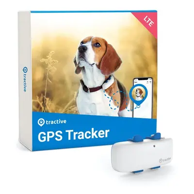 Tractive GPS DOG 4 – GPS nyomkövető és aktivitásmérő kutyáknak - fehér