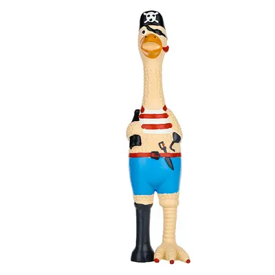 Reedog Duck Pirate, latexová pískací hračka, 23 cm