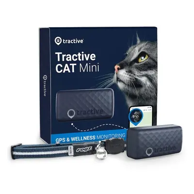 Tractive GPS CAT Mini, tmavě modrý - kék