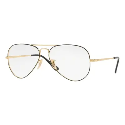 Ray-Ban Aviator RX6489 2946 L (58) Fekete Unisex Dioptriás szemüvegek