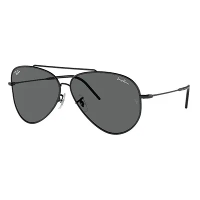 Ray-Ban Aviator Reverse x Lenny Kravitz RBR0101S 002/GR M (59) Fekete Unisex Napszemüvegek