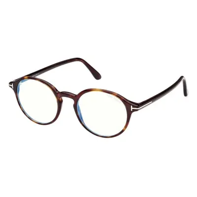 Tom Ford FT5867-B 052 ONE SIZE (49) Havana Unisex Dioptriás szemüvegek