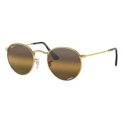 Ray-Ban Round Metal RB3447 001/G5 Polarized L (50) Arany Unisex Napszemüvegek