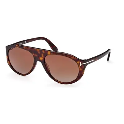 Tom Ford Rex FT1001 52F ONE SIZE (57) Havana Női Napszemüvegek