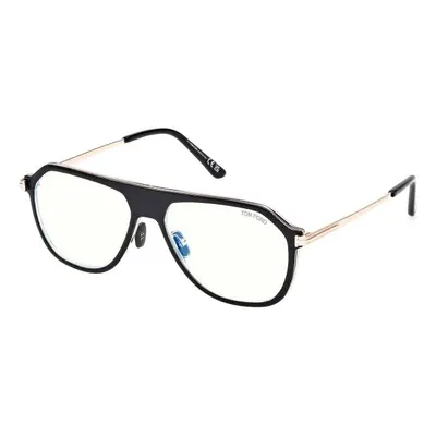 Tom Ford FT5943-B 003 ONE SIZE (56) Fekete Unisex Dioptriás szemüvegek