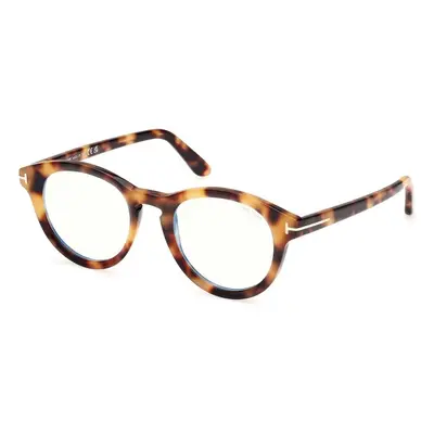 Tom Ford FT5940-B 053 ONE SIZE (49) Havana Unisex Dioptriás szemüvegek