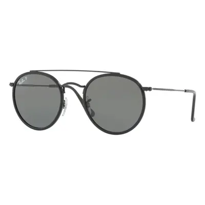 Ray-Ban Round Double Bridge RB3647N 002/58 Polarized ONE SIZE (51) Fekete Unisex Napszemüvegek