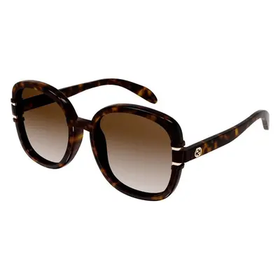 Gucci GG1068SA 002 ONE SIZE (57) Havana Férfi Napszemüvegek