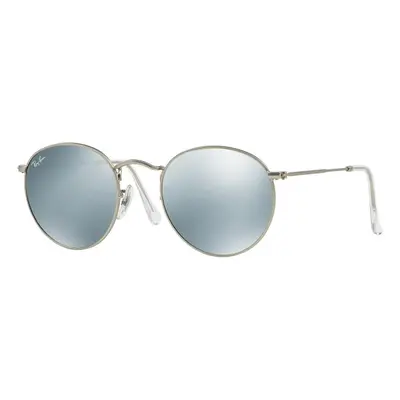 Ray-Ban Round Metal Flash Lenses RB3447 019/30 L (50) Ezüst Unisex Napszemüvegek