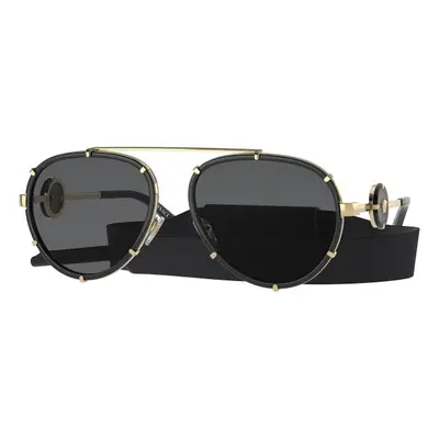 Versace Vintage Icon Pilot Clip-On VE2232 143887 ONE SIZE (61) Fekete Férfi Napszemüvegek