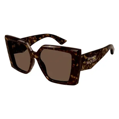 Alexander McQueen AM0467S 002 ONE SIZE (56) Havana Férfi Napszemüvegek