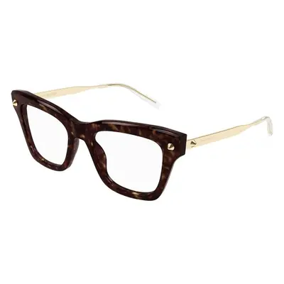 Alexander McQueen AM0484O 006 ONE SIZE (52) Havana Férfi Dioptriás szemüvegek