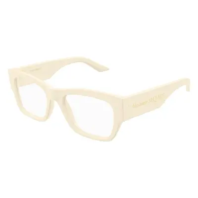 Alexander McQueen AM0436O 005 ONE SIZE (52) Bézs Férfi Dioptriás szemüvegek