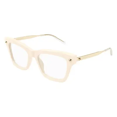 Alexander McQueen AM0484O 008 ONE SIZE (52) Bézs Férfi Dioptriás szemüvegek