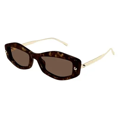 Alexander McQueen AM0482S 002 ONE SIZE (55) Havana Férfi Napszemüvegek