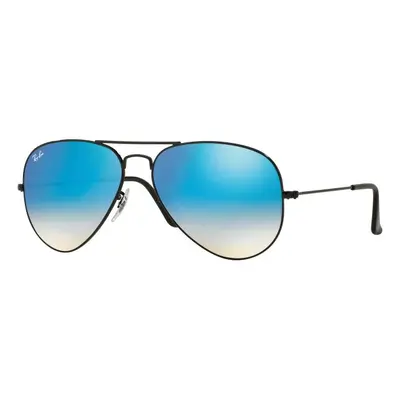 Ray-Ban Aviator Flash Lenses Gradient RB3025 002/4O M (58) Fekete Unisex Napszemüvegek