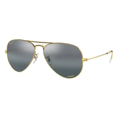 Ray-Ban Aviator Chromance Collection RB3025 9196G6 Polarized S (55) Arany Unisex Napszemüvegek