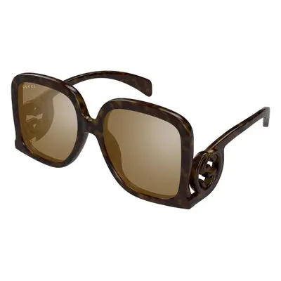 Gucci GG1326S 007 ONE SIZE (58) Havana Férfi Napszemüvegek