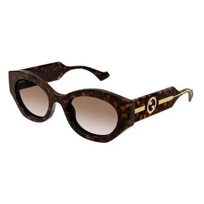 Gucci GG1553S 002 ONE SIZE (52) Havana Férfi Napszemüvegek