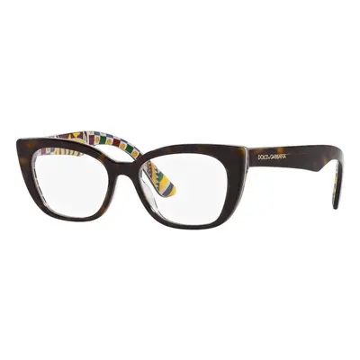 Dolce & Gabbana DX3357 3217 M (47) Havana Gyermek Dioptriás szemüvegek