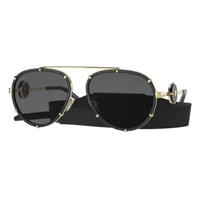 Versace Vintage Icon Pilot Clip-On VE2232 143887 ONE SIZE (61) Fekete Férfi Napszemüvegek