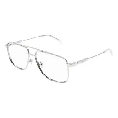 Alexander McQueen AM0480O 001 ONE SIZE (57) Ezüst Unisex Dioptriás szemüvegek