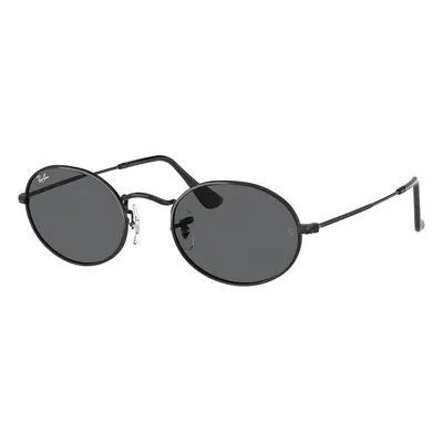 Ray-Ban Oval RB3547 002/B1 M (51) Fekete Unisex Napszemüvegek