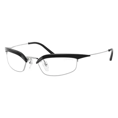 Prada PRB50S TZM08N blue-light [non-prescription] ONE SIZE (52) Ezüst Férfi Napszemüvegek