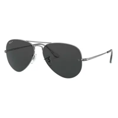 Ray-Ban Aviator Metal II RB3689 004/48 Polarized L (62) Ezüst Unisex Napszemüvegek