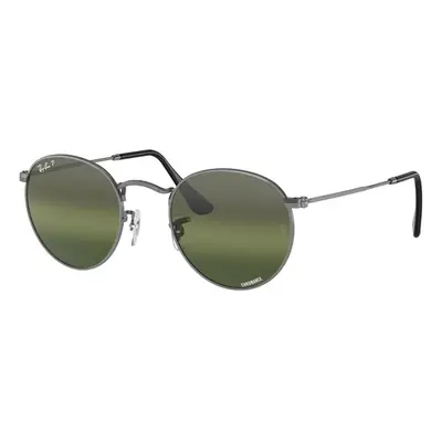 Ray-Ban Round Metal RB3447 004/G4 Polarized XL (53) Szürke Unisex Napszemüvegek