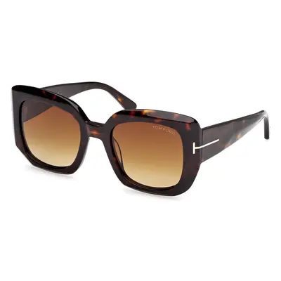 Tom Ford Carla-02 FT1220 52F ONE SIZE (52) Havana Férfi Napszemüvegek