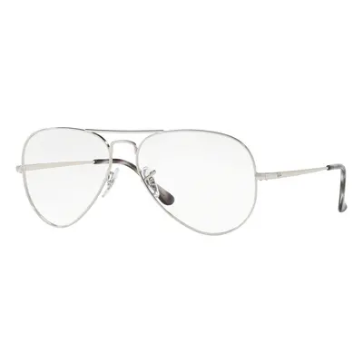 Ray-Ban Aviator Optics RX6489 2501 L (58) Ezüst Unisex Dioptriás szemüvegek